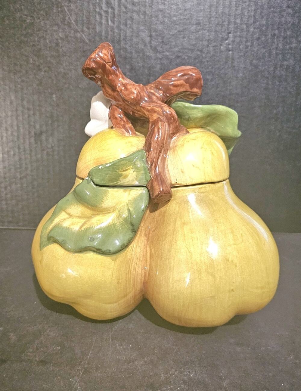 Vintage Three Pears Cookie Jar Bico China